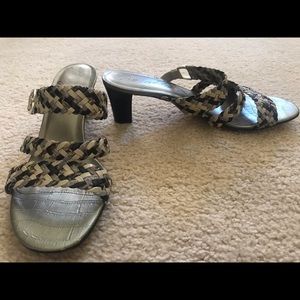 Sandals with 2” heel